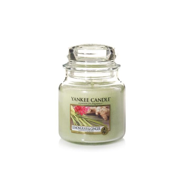Yankee Candle Lemongrass and Ginger Medium Jar-1